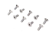 Load image into Gallery viewer, Allen Flat Head Screws Chrome 1/4 inch x 5/8 inch