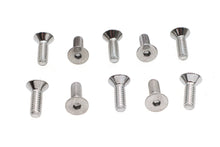Load image into Gallery viewer, Allen Flat Head Screws Chrome 1/4 inch x 3/4 inch
