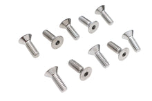Load image into Gallery viewer, Allen Flat Head Screws Chrome 1/4 inch x 3/4 inch