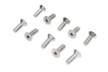Load image into Gallery viewer, Allen Flat Head Screws Chrome 1/4 inch x 3/4 inch