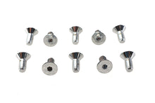 Load image into Gallery viewer, Allen Flat Head Screws Chrome 5/16 inch x 3/4 inch