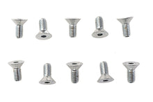 Load image into Gallery viewer, Allen Flat Head Screws Chrome 5/16 inch x 3/4 inch