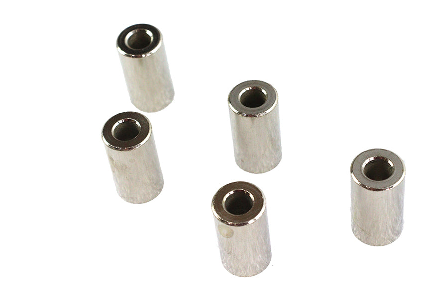 Chrome Spacers 5/16 inch x 5/8 inch x 1-1/8 inch
