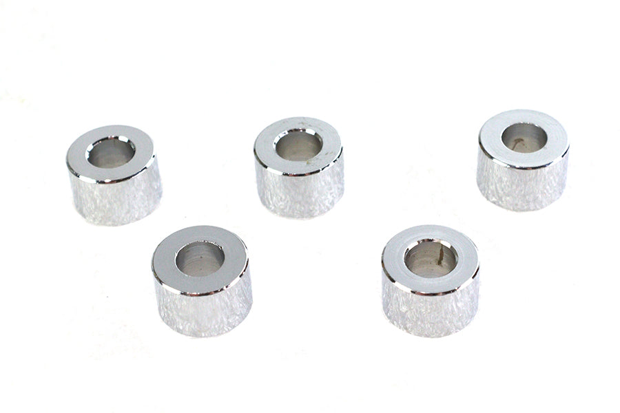 Chrome Spacers 3/8 inch x 3/4 inch x 1/2 inch