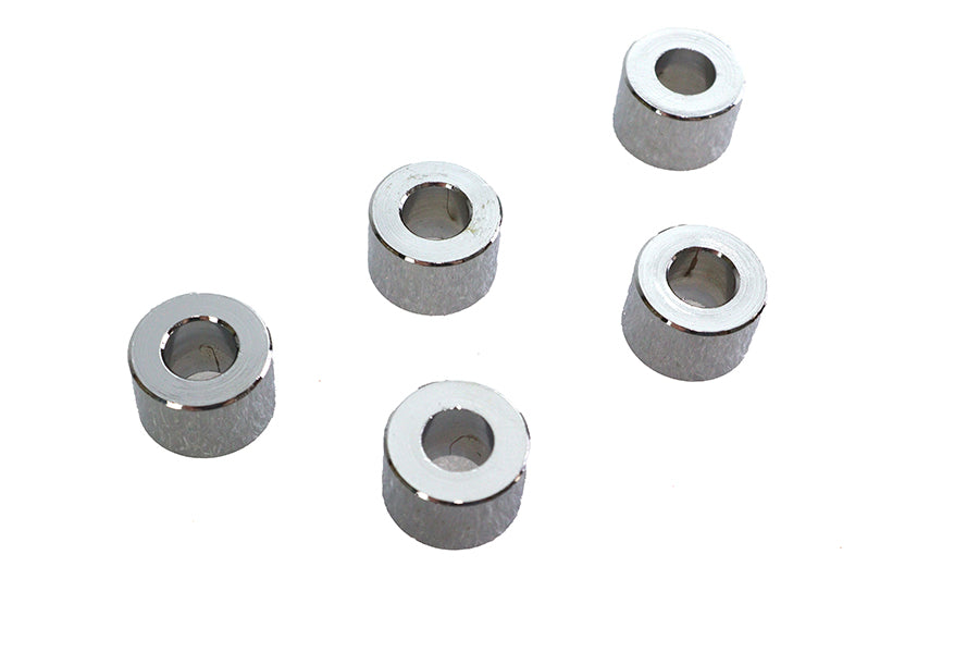 Chrome Spacers 3/8 inch x 3/4 inch x 1/2 inch