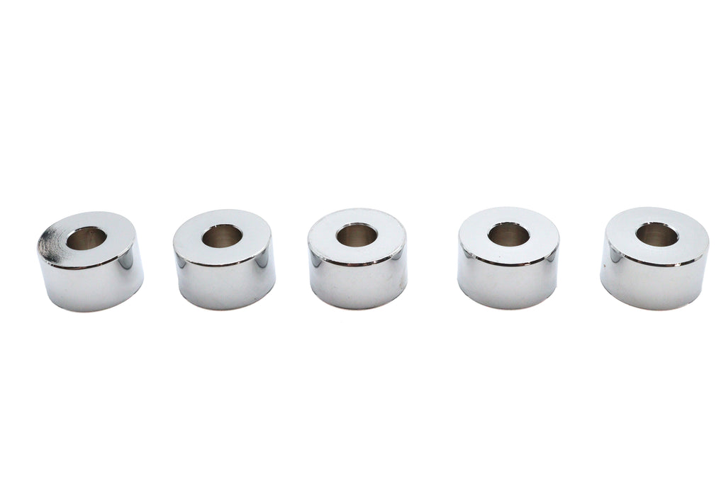 Chrome Spacers 1/2 inch x 5/8 inch x 1-1/4 inch