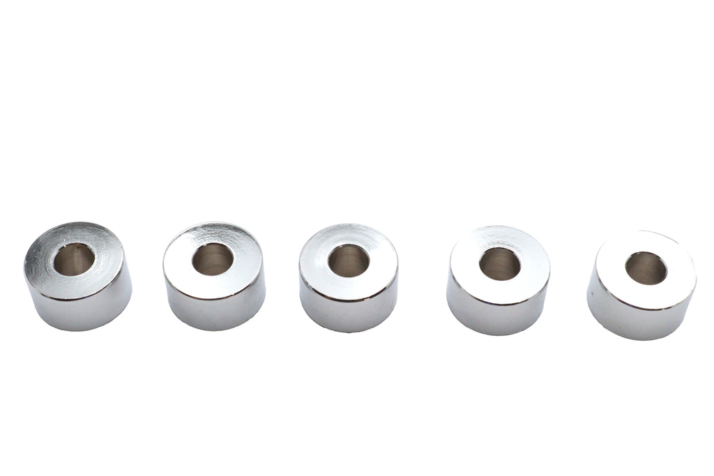 Chrome Spacers 1/2 inch x 5/8 inch x 1-1/4 inch