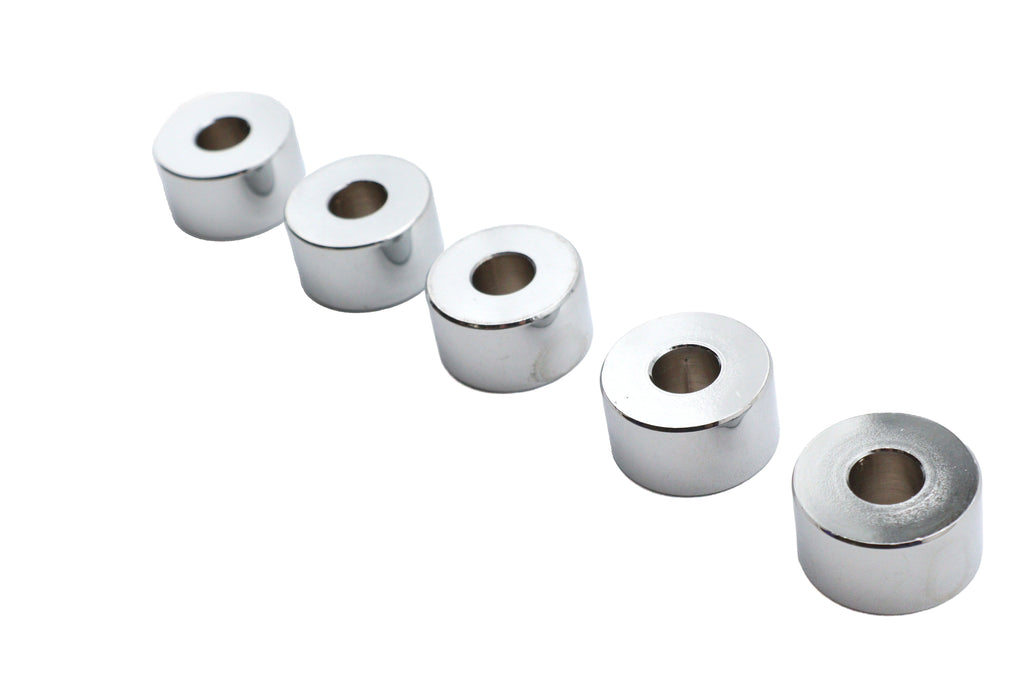 Chrome Spacers 1/2 inch x 5/8 inch x 1-1/4 inch