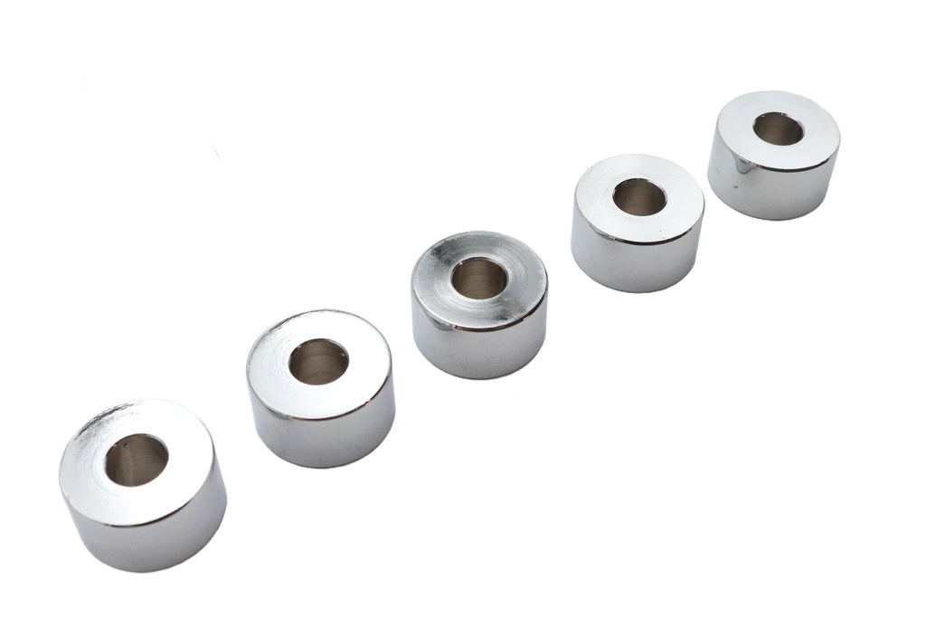 Chrome Spacers 1/2 inch x 5/8 inch x 1-1/4 inch