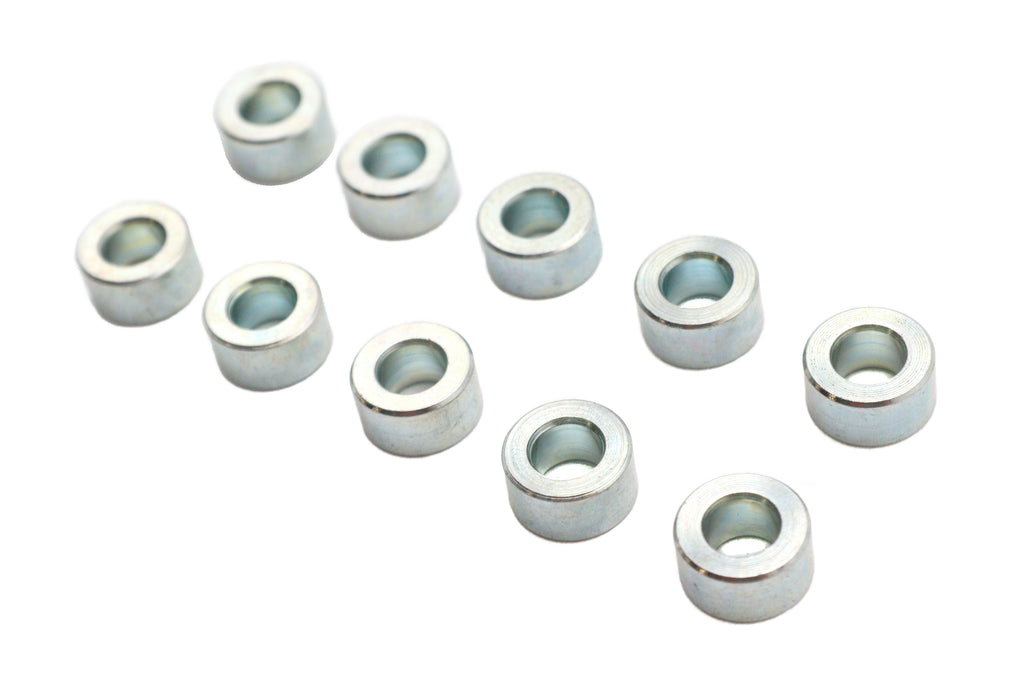 Chrome Steel Spacers 1/4 inch x 15/32 inch x 1/4 inch