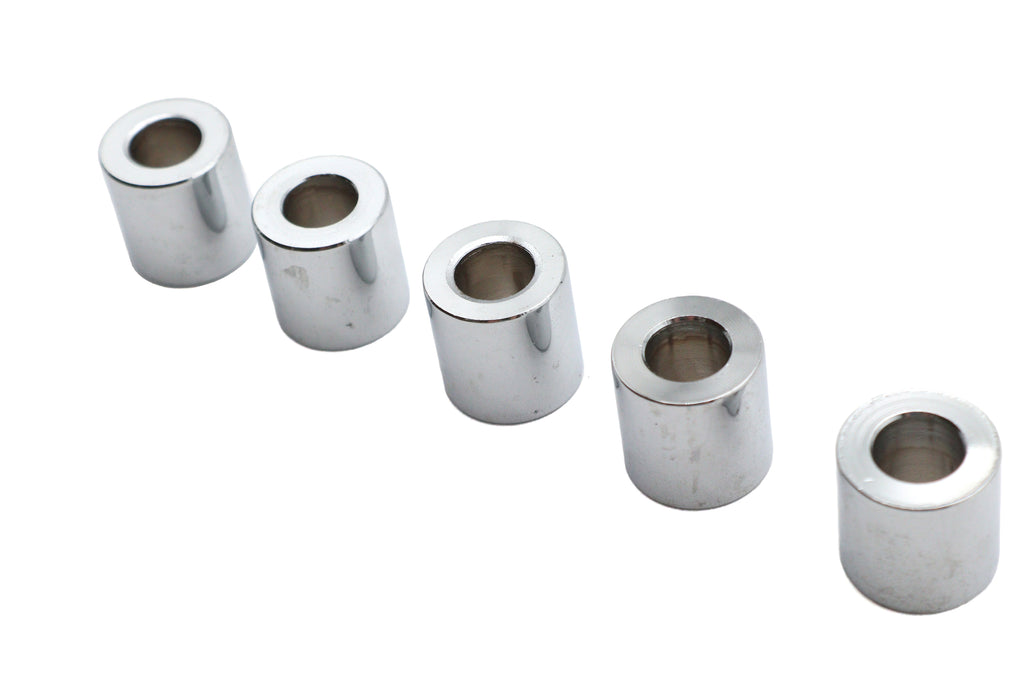 Chrome Spacers 3/8 inch X 3/4 inch X 3/4 inch
