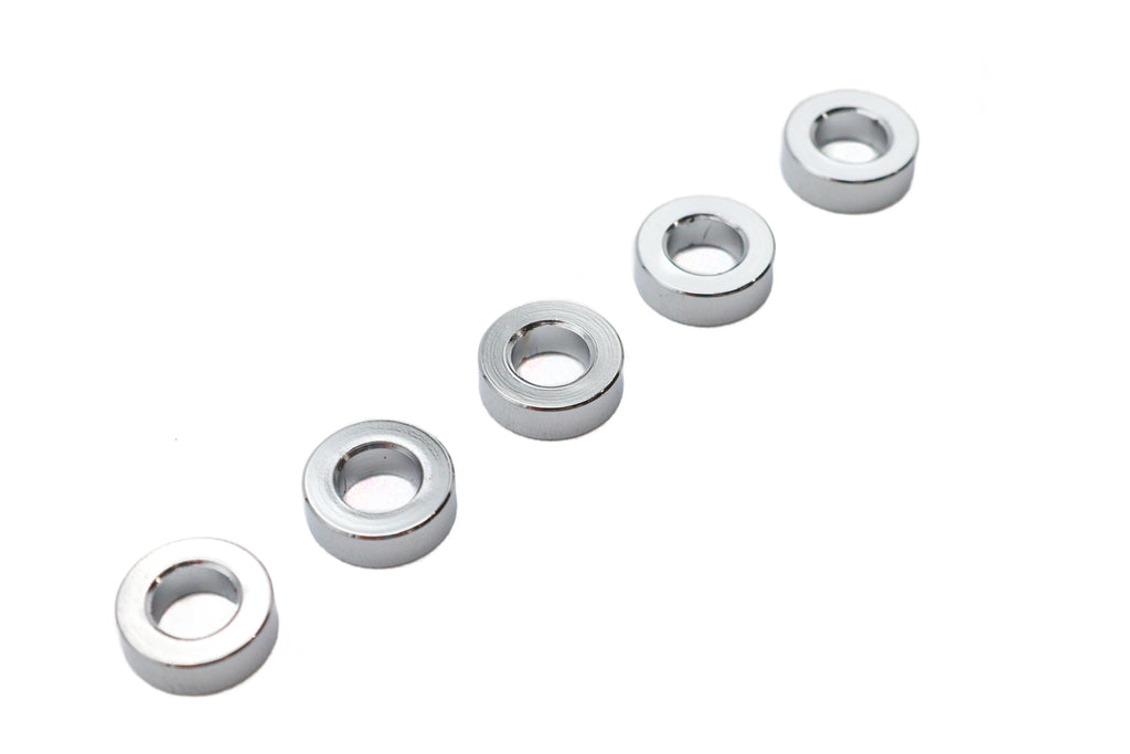 Chrome Spacers 1/4 inch X 1/2 inch X 3/32 inch