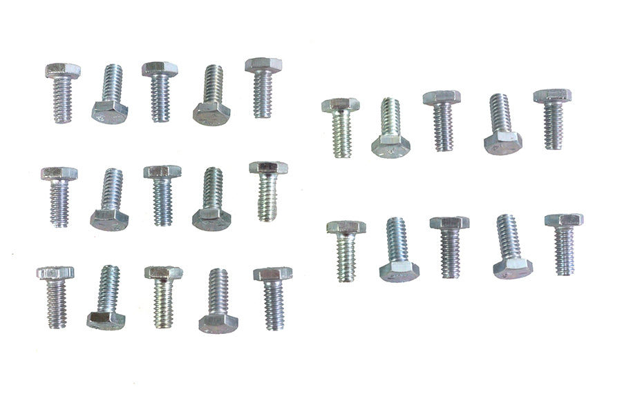 Hex Cap Bolts Zinc 1/4 inch X 5/8 inch