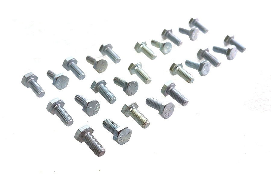 Hex Cap Bolts Zinc 1/4 inch X 5/8 inch
