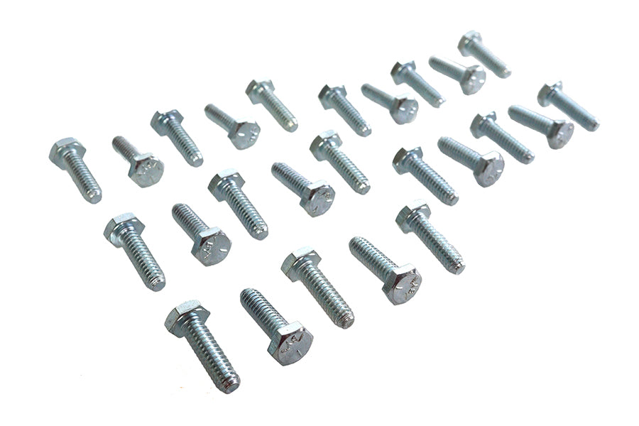 Hex Cap Bolts Zinc 1/4 inch X 7/8 inch