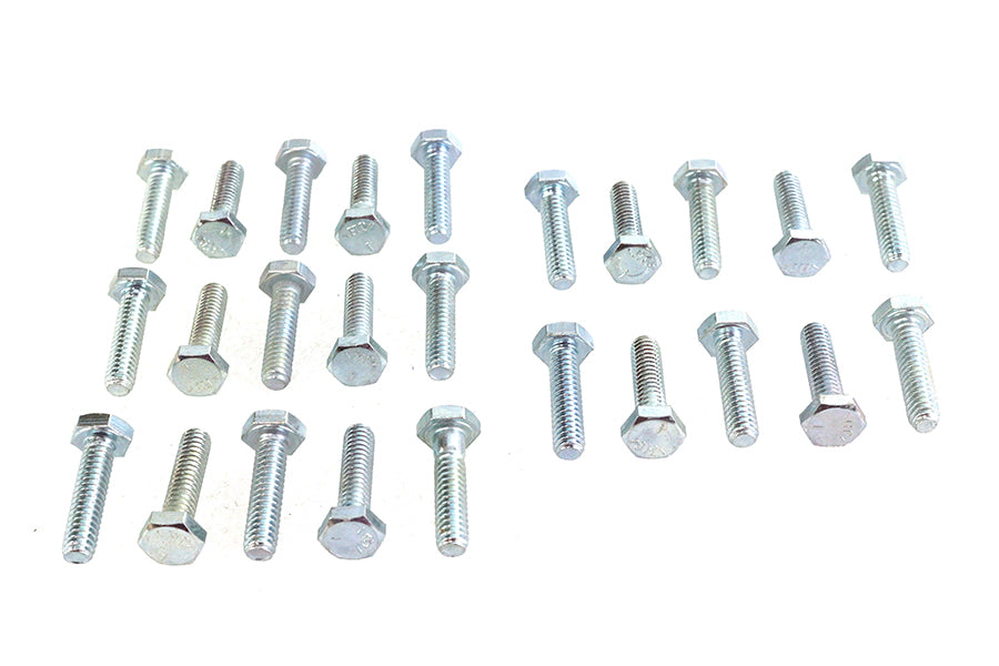 Hex Cap Bolts Zinc 1/4 inch-20 x 1 inch