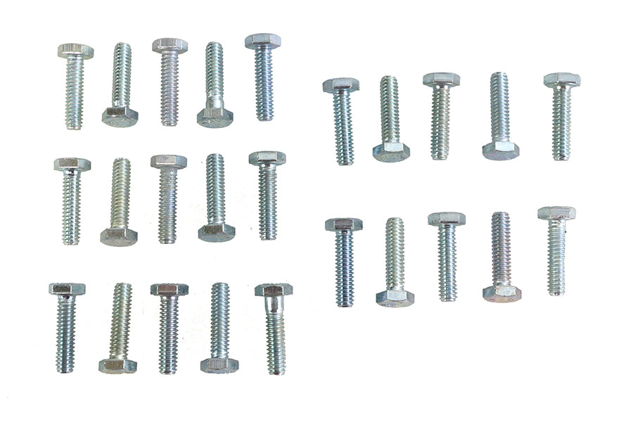 Hex Cap Bolts Zinc 1/4 inch-20 x 1 inch