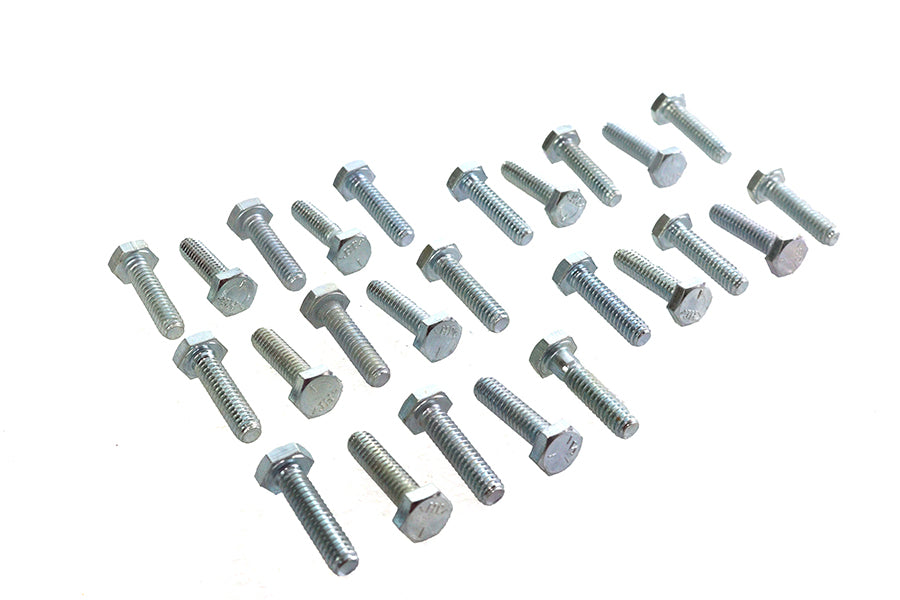 Hex Cap Bolts Zinc 1/4 inch-20 x 1 inch