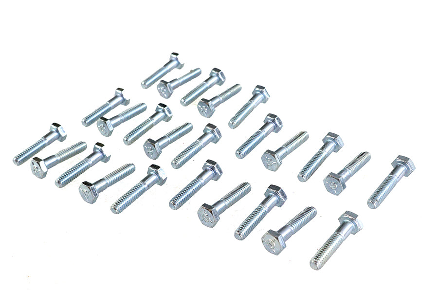 Hex Cap Bolts Zinc 1/4 inch X 1-1/4 inch