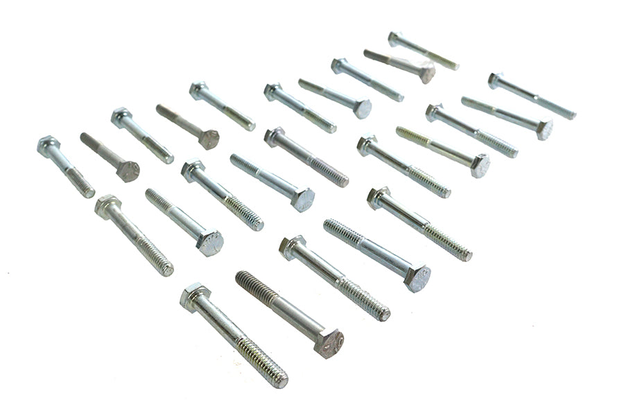 Hex Cap Bolts Zinc 1/4 inch X 2 inch