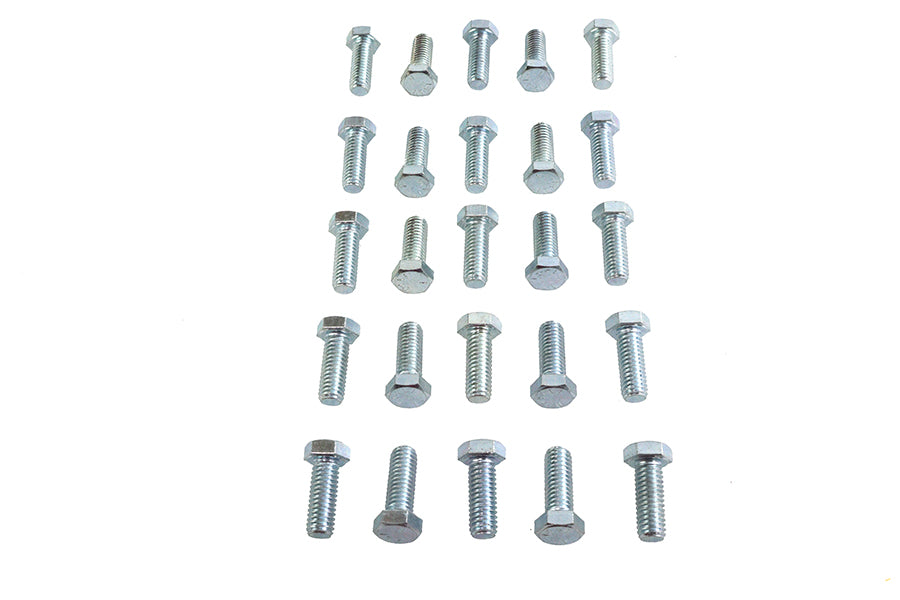 Hex Cap Bolts Zinc 3/8 inch x 1 inch