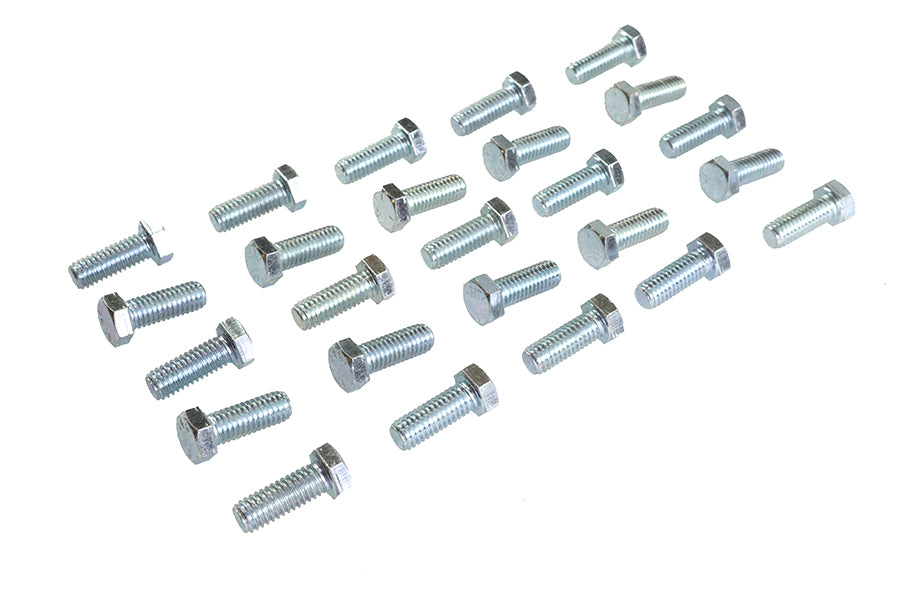 Hex Cap Bolts Zinc 3/8 inch x 1 inch