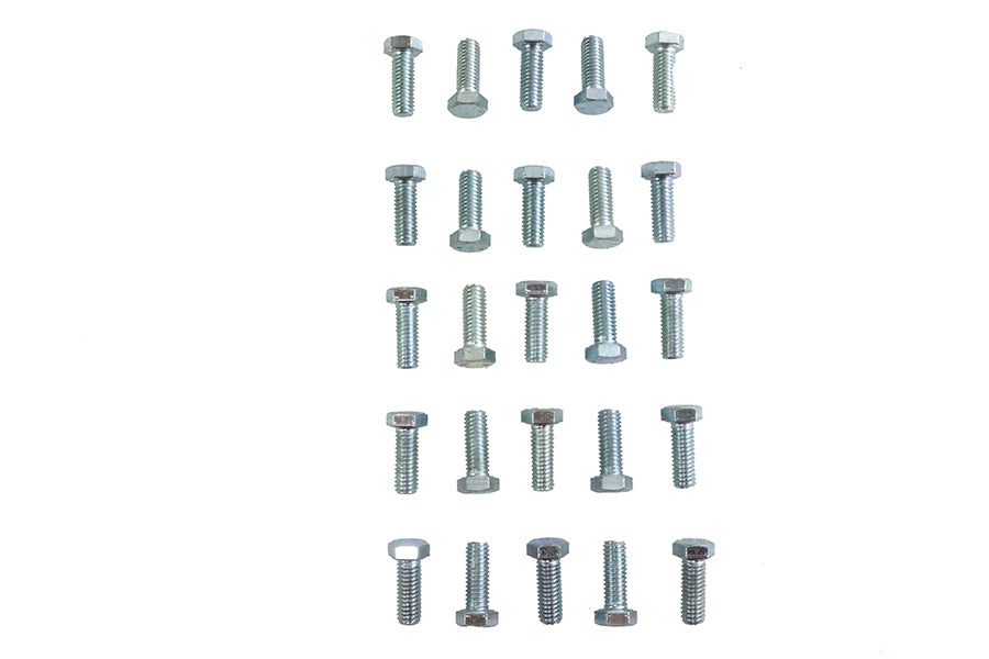 Hex Cap Bolts Zinc 3/8 inch x 1 inch