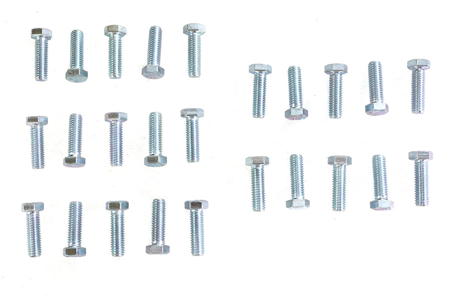 Hex Cap Bolts Zinc 3/8 inch x 1-1/4 inch