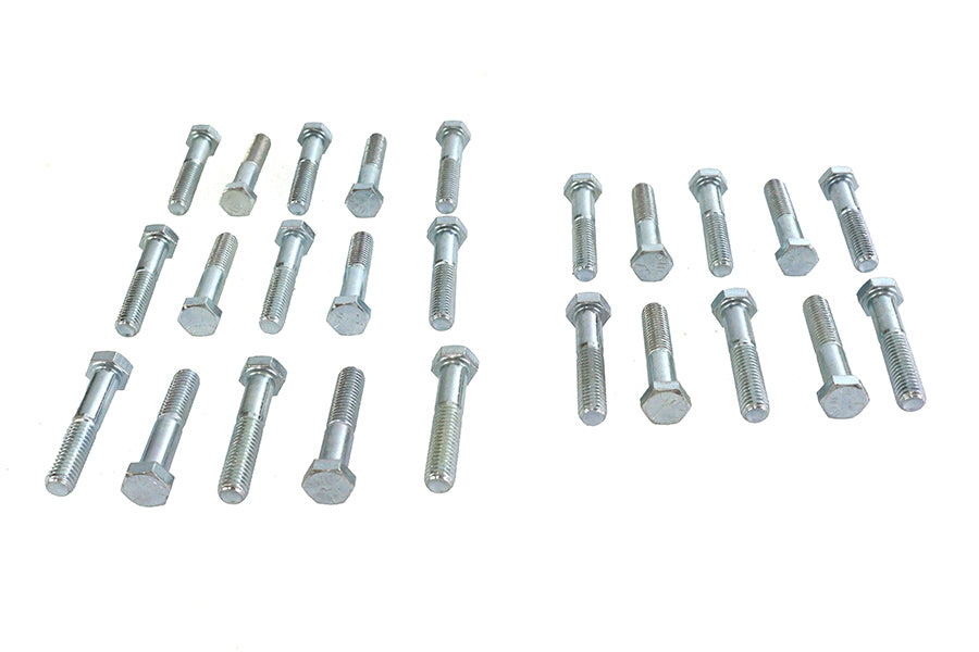 Hex Cap Bolts Zinc 3/8 inch x 2 inch