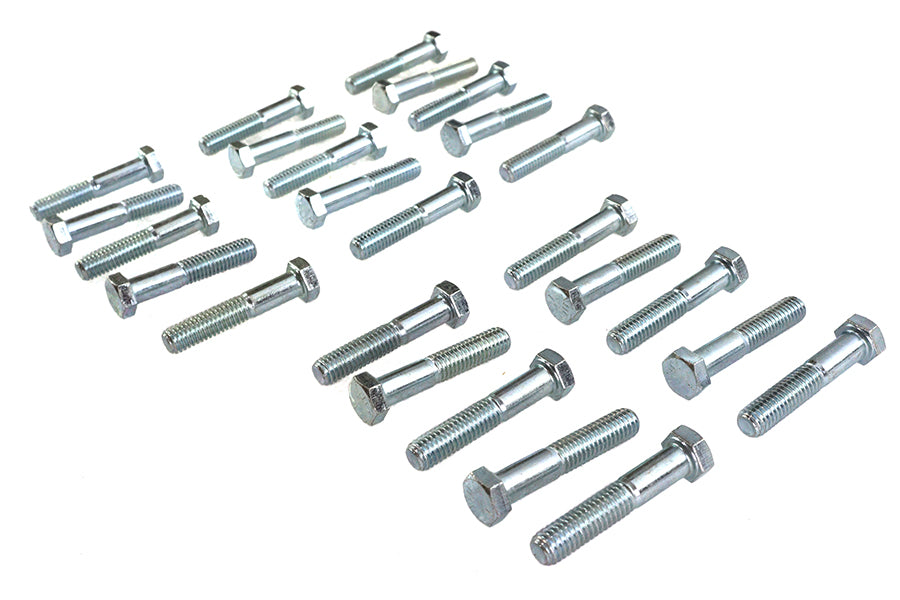 Hex Cap Bolts Zinc 3/8 inch x 2 inch