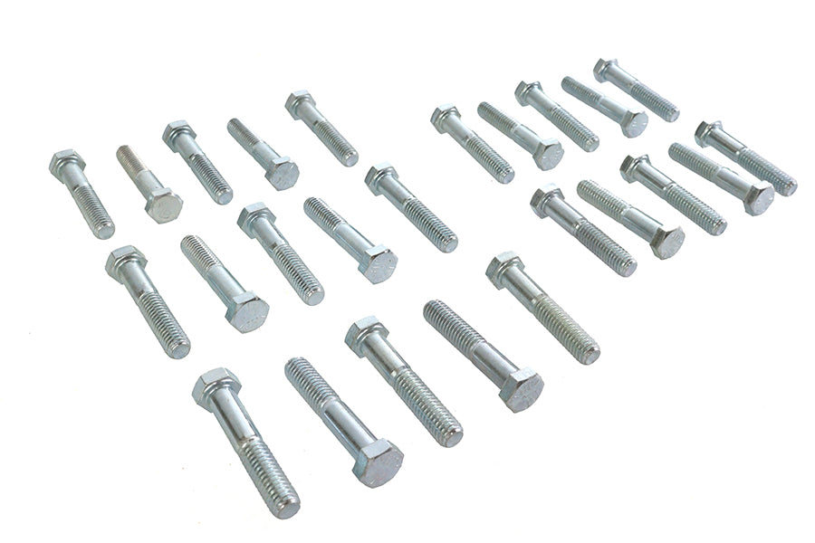 Hex Cap Bolts Zinc 3/8 inch x 2 inch