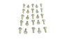Hex Cap Bolts Zinc 1/4 inch x 5/8 inch