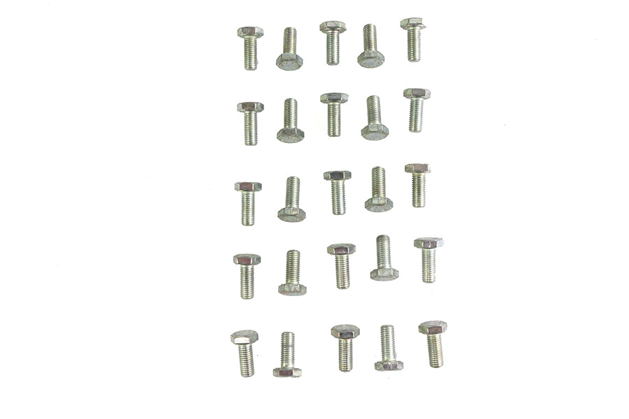 Hex Cap Bolts Zinc 1/4 inch x 5/8 inch