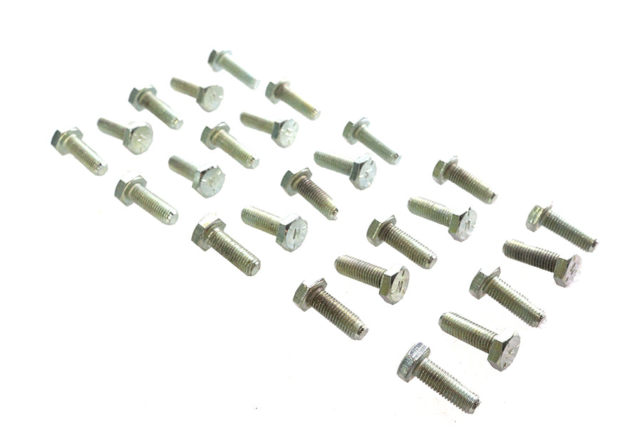 Hex Cap Bolts Zinc 1/4 inch x 3/4 inch