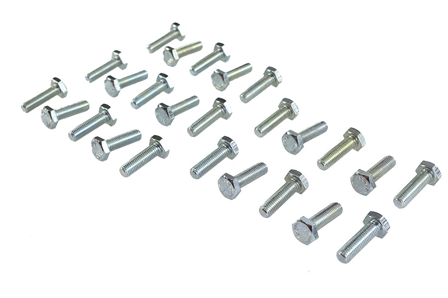 Hex Cap Bolts Zinc 1/4 inch-28 x 7/8 inch