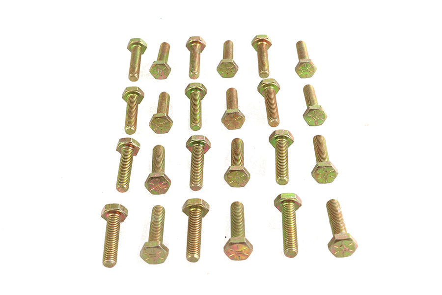 Hex Cap Bolts Zinc 1/4 inch x 1 inch