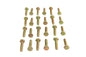 Hex Cap Bolts Zinc 1/4 inch x 1 inch