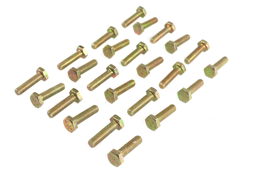 Hex Cap Bolts Zinc 1/4 inch x 1 inch