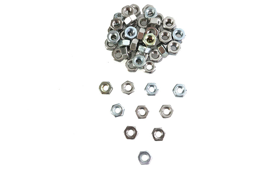 Zinc Hex Nuts 1/4 inch-20 Standard