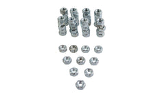 Load image into Gallery viewer, Zinc Hex Nuts 1/4 inch-28 Standard