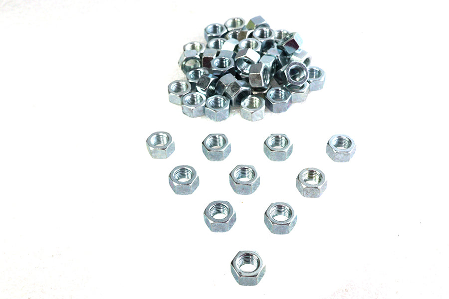 Zinc Hex Nuts 3/8 inch-24 Standard