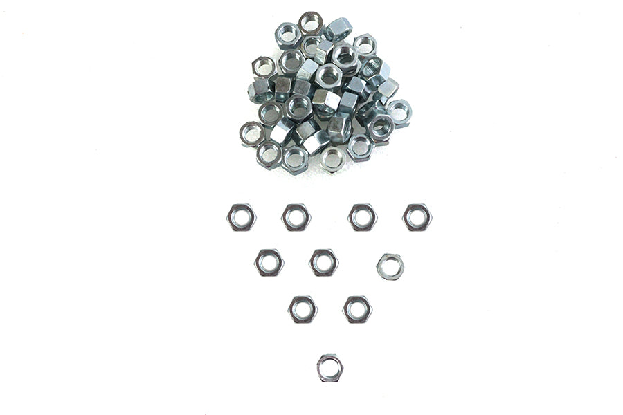Zinc Hex Nuts 3/8 inch-24 Standard