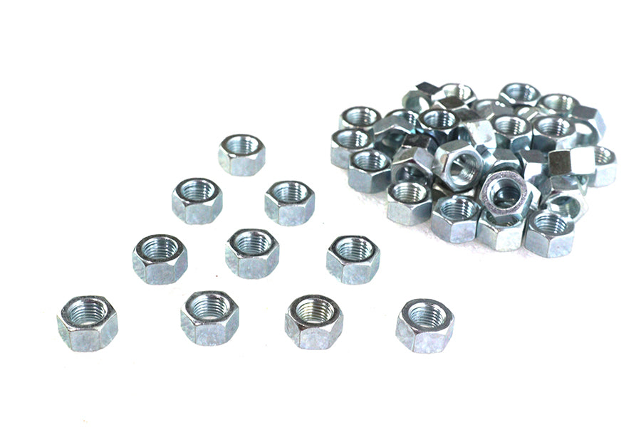Zinc Hex Nuts 3/8 inch-24 Standard