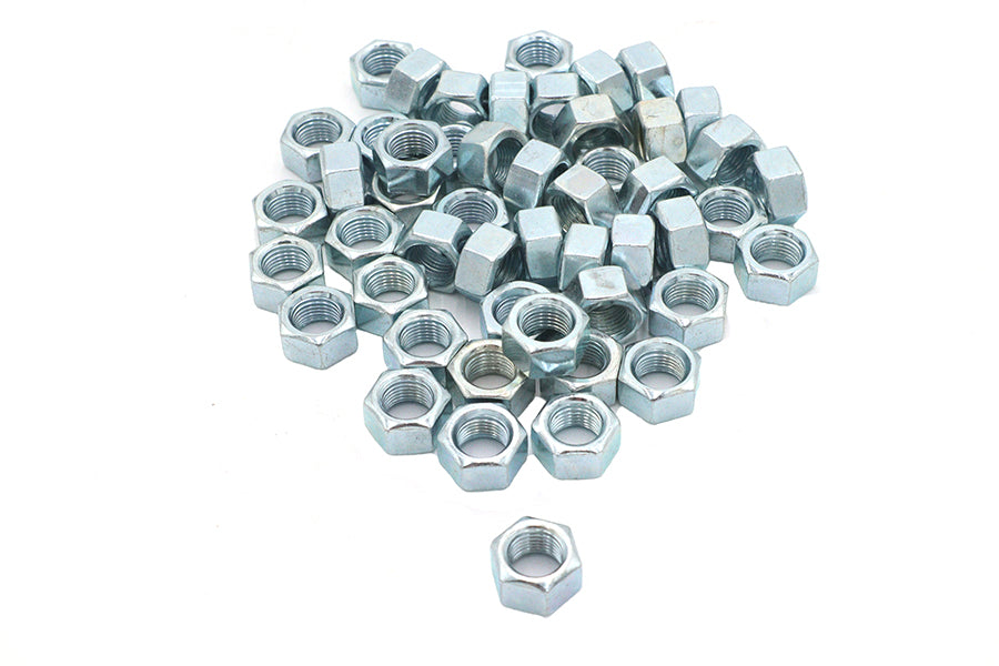 Zinc Hex Nuts 1/2 inch-20 Standard