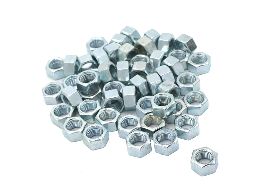 Zinc Hex Nuts 1/2 inch-20 Standard