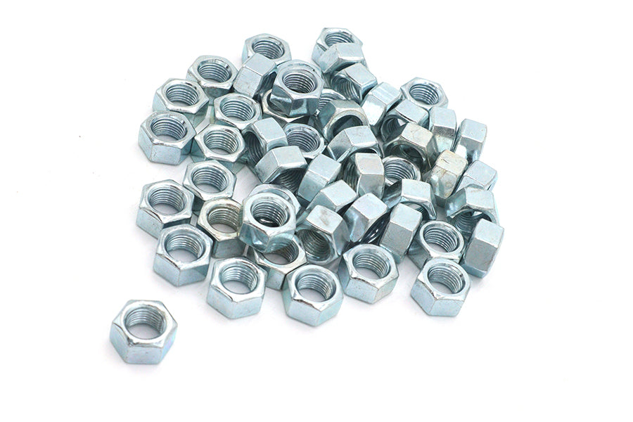 Zinc Hex Nuts 1/2 inch-20 Standard