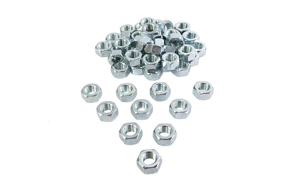 Zinc Hex Nuts 7/16 inch-20 Standard