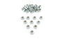 Zinc Hex Nuts 1/4 inch-20 Nyloc