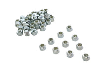 Load image into Gallery viewer, Zinc Hex Nuts 1/4 inch-20 Nyloc