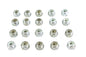 Zinc Hex Nuts 1/4 inch-28 Nyloc